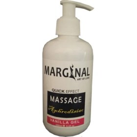 Resim Marginal Aphrodisia 250 ml Vanilla Massage Gel Txnr - Marginal Aromatik Vanilyalı Büyük Boy Bay Bayan Ero.tik Afr_odizyak Masaj Yağı 