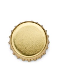 Resim Soda Gazoz Bira Konserve Şişe Kapağı Taç Metal Kapak 250 Adet Gold 