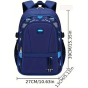 Resim Turcoshop11 Kraliyet Mavisi Küçük İlkokul Çantası Erkek Çocuklar İçin 1-3-6 Sınıf 6-12 Yaş Hafif Büyük Kapasiteli Sırt Çantası Kraliyet Mavisi 