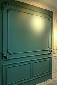 Resim DECOZZA Kahve Eskitme 2.5 Çıta Uyumlu Dekoratif4 Lü Köşe Motifi 