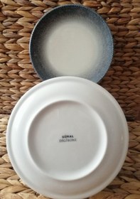 Resim Güral Porselen Petek 19 Cm 12 Adet Pasta Tabak 