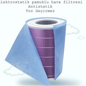 Resim Xiaomi Mi Smart Air Purifier 4 Lite İçin Statik Toz Tutucu Filtre 10 Adet 