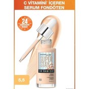 Resim Maybelline New York Super Stay Skin Tint Fondöten 055 30ml 