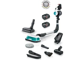 Resim Bosch 2'si 1 Arada Islak ve Kuru Temizlik, Çift Batarya Hepa Filtre-Unlimited 7 Prohygienic Aqua +mini hav-yün toplayıcı 