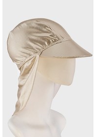 Resim Slipstop Zelma Gold Junior Desenli Upf 50+ Korumalı Güneş Şapka Kız Çocuk Şapka Sk2614000008 Altın 