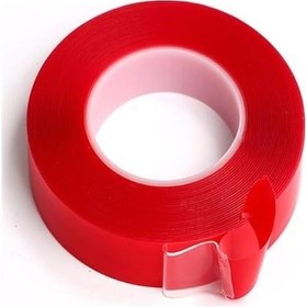 Resim Buffer 2 Metre Şeffaf Ekstra Güçlü Banyo Mutfak Posta Ofis Çift Taraflı Akrilik Silikon Vhb Bant 