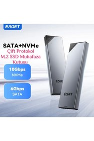 Resim Eaget SE630D M2 Nvme+Sata Muhafazası Çift Protokol Ce Lisanslı 2280/2260/2242/2230/ 10Gbps 3.2 Hızlı 