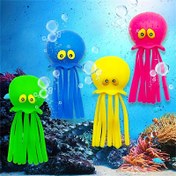 Resim Octopus su balonları, Çocukların Banyo sıkma oyuncakları, Çocukların Duyusal Rahatlatıcı havuz oyuncakları, Erkek ve Kız sevimli hediye çantası Dolgu malzemesi (rastgele renk) 