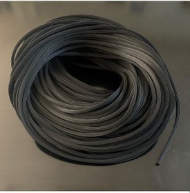 Resim Tusem Siyah Sineklik Fitil Contası 20 Metre 4.5 Mm 