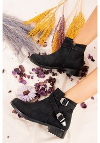 Resim Fox Shoes Siyah Baskı Kadın Bot A726193409 