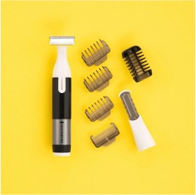 Resim HG3000 Omniblade Yüz ve Vücut Bakım Seti Siyah, Temiz ve Parlak Cilt Için 