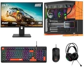 Resim DRAGOS DRx8420 Ryzen 7 5700X 32GB 1TB NVMe 16GB RTX5060Ti 24.5 İnç 200Hz 1ms Oyuncu Oem Paket 