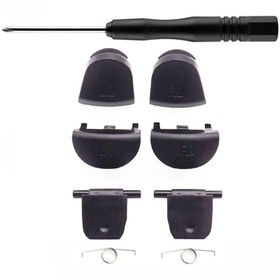 Resim POPKONSOL PS4 Tetik Seti 030 Playstation 4 Yedek Parça L1 L2 R1 R2 Tornavida Tamir Set 