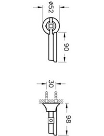 Resim VitrA Juno Classic Sabunluk Krom A44418 