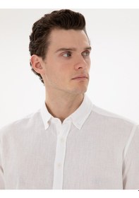 Resim Pierre Cardin Erkek Beyaz Gömlek Desenli 50303245-vr013 Beyaz 