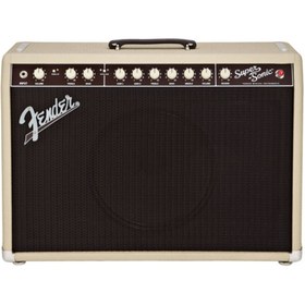 Resim Fender Super-Sonic 22 Elektro Gitar Amfisi - Blonde/Oxblood 