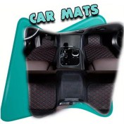 Resim Lumaworld Siyah Kırmızı Grid Line Citroen Xsara Picasso 1999-2006 Üç Katman Xpe Universal Otomobil Halıları 
