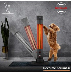 Resim MirKraft Solaris 2000 W Karbon Infrared Isıtıcı 
