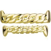 Resim RICH CUBAN GOLD GRILLZ (Special Order•High Quality) 