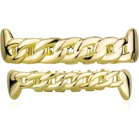 Resim RICH CUBAN GOLD GRILLZ (Special Order•High Quality) 