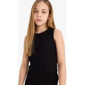 Resim DeFacto Kız Çocuk Bisiklet Yaka Basic Düz Atlet D9097A825HS 