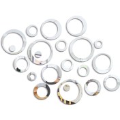 Resim Yunboo Gümüş Akrilik Yapişkan Duvar Ayna Sticker - Dıy Dekoratif, Su Geçirmez, Kolay Kaldırılabilir, 23 Adet 