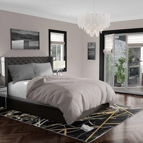 Resim Monnhein Yıkanabilir Halı ve Yolluk - Kaymaz Tabanlı Salon Halısı, Mutfak Halısı, Modern Dijital Baskı Tasarım (0156) 