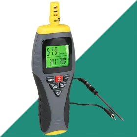 Resim Sevgift KC-321C Taşınabilir Ortam Sıcaklık Nem Ölçer | Harici Problu Isı Ölçer 