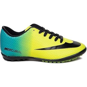 Resim Hkursat Wlk Sarı Turkuaz Halı Saha Erkek Futbol Ayakkabı Turkuaz 