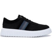 Resim Tamer Tanca Erkek Hakiki Deri Siyah Nubuk Sneakers & Spor Ayakkabı 352 22303 Erk Ayk Y25 Sıyah Nbk Siyah 