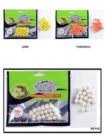 Resim Mutant 3550 Walker Silikon Boli 20li Paket Sunİ Balık Yemi - SARı 