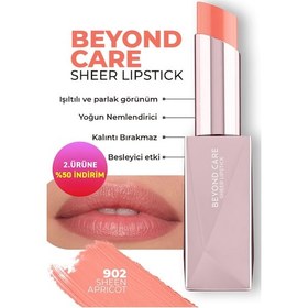 Resim Alix Avien Beyond Care Sheer Lipstick 902 Sheen Apricot Yoğun Nemledirici Besleyici Etki Parlak Ruj 