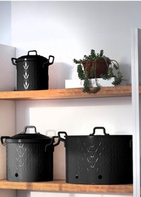 Resim The Mia Prizma Patates & Soğan Saklama Kabı 2 Hazneli Beya 