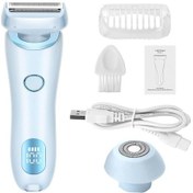 Resim Springsun Şarj Edilebilir Çift Başlı Kadın Epilatör & Tıraş Makinesi - Islak/kuru 
