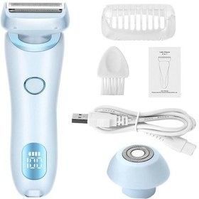 Resim Springsun Şarj Edilebilir Çift Başlı Kadın Epilatör & Tıraş Makinesi - Islak/kuru 