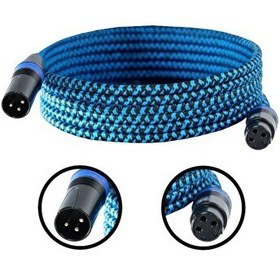 Resim Maxword MXLR-10M XLR TO XLR 10 M Mikrofon Kablosu 