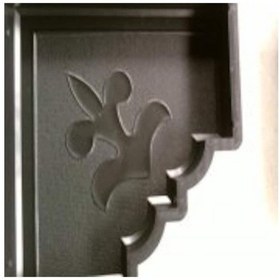 Resim Plastik Parke Taşı Kalıbı Tekli Orkide Çerçeve 2 4,5 Cm (10 Ad) 