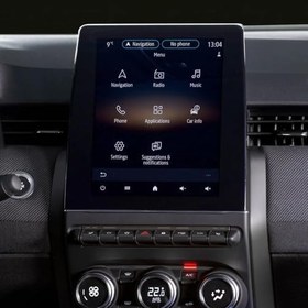 Resim Renault Clio 5 Uyumlu R Link 9.3 Inç Navigasyon 9H Nano Ekran Koruyucu 