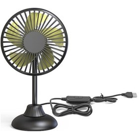 Resim Shineyee 360 Dönebilen Usb Araç Fanı - Sessiz, Taşınabilir Ve Çocuk Güvenlikli Mini Soğutucu 