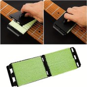 Resim 1 adet Siyah Gitar Teli Temizleme Fırçası - Akustik Elektrik Bas Bakım Aksesuarları için Parmak Tahtası Ovma Temizleme Aracı, Akustik Gitar Aksesuarları 
