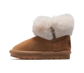 Resim Buckhead Furly Kız Çocuk Tüylü Fermuarlı Günlük Bot 25k Buck3064 Camel Camel 
