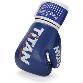 Resim Titan Sport Mavi Boks Eldiveni 12 Oz Mavi 