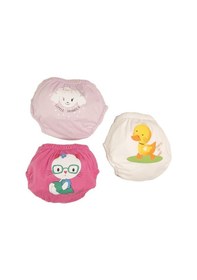 Resim Erkek Bebek Poopes Yıkanabilir 3 Lü Kombin Alıştırma Külodu 