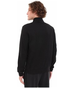 Resim Lescon Lumberjack 5w Mb Bs47 Yarım Fermuarlı Sweatshirt Siyah 