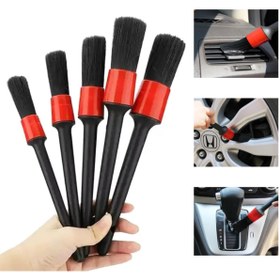 Resim Drs Tuning Detail Dash Brush Detay Fırçası Seti 5 'li Kaliteli Detaylı Farklı Boyutlarda Fırça Seti 