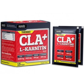 Resim Nondo Thermo Cla + L-karnitin Tozu 15 Saşe 