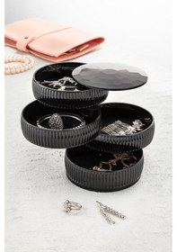 Resim Makyaj Takı Mücevher Kutusu Organizer Plastik 