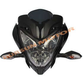 Resim Bajaj Pulsar Ns 150 Ön Far Komple Siyah 