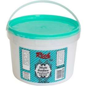 Resim Rich Multi Surface Akrilik Boya 2500 CC 3.5 KG - 2100 Beyaz 