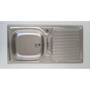 Resim Teka Evye İnfant Od Mikro Keten Sağ 86X44 Mutfak Evye Sifon Dahil Teka